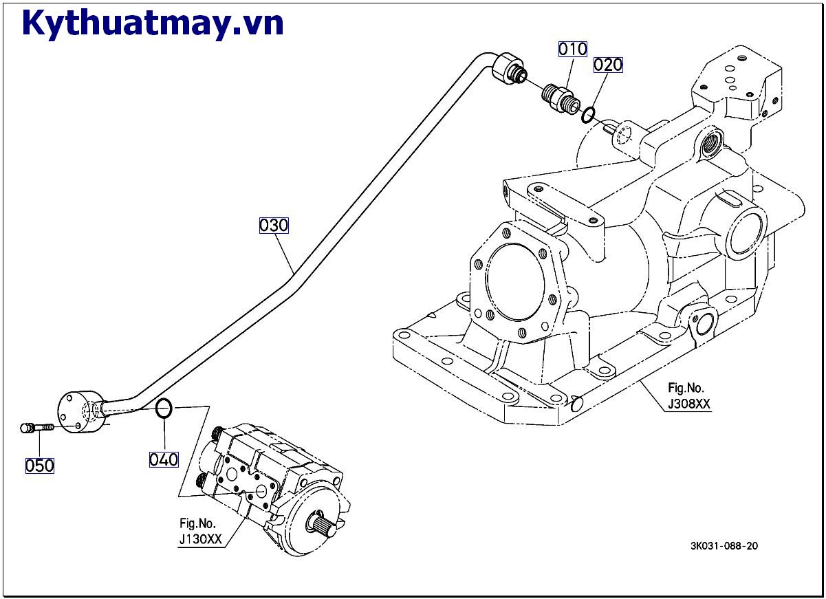 Đường dầu thủy lực phân phối